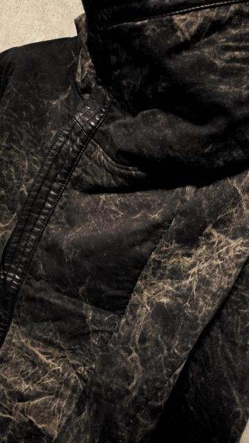 新品KMRIIケムリ Hooded Twill Boa Coat BLACK×KHAKI 2 < ブランド  新品KMRIIケムリ Hooded Twill Boa Coat BLACK×KHAKI 2 < ブランドの