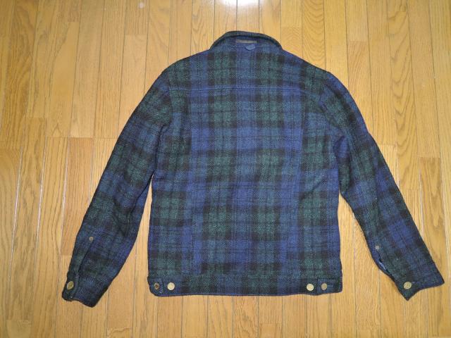 NEIGHBORHOOD × Harris Tweed チェック柄 中綿ウールジャケット S 緑系 ネイバーフッド ハリスツイード < ブランド  NEIGHBORHOOD × Harris Tweed チェック柄 中綿ウールジャケット S 緑系 ネイバーフッド ハリスツイード < ブランドの
