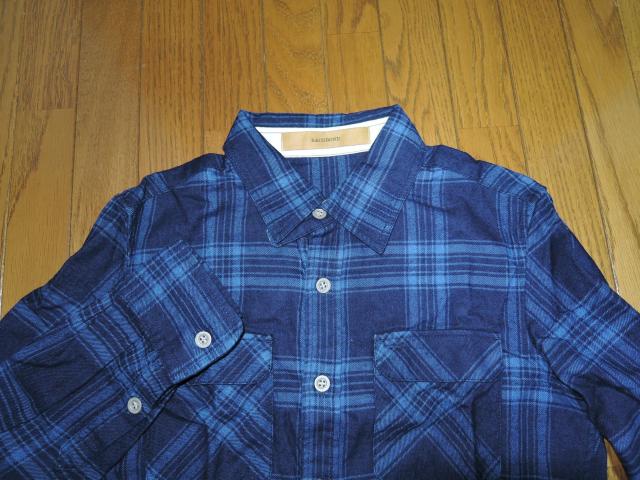 BACKBONE バックボーン チェックシャツ S 青紺系 長袖 < ブランド  BACKBONE バックボーン チェックシャツ S 青紺系 長袖 < ブランドの