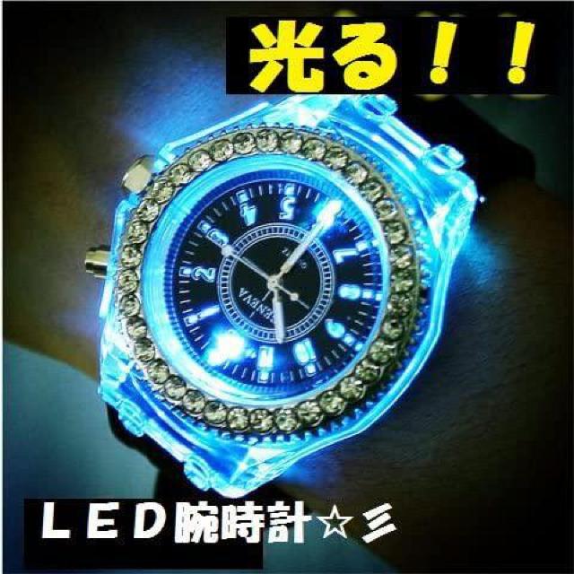 超お買得★790円★GenevaレインボーLED腕時計 黒 動作保証 < 男性アクセサリー/時計  超お買得★790円★GenevaレインボーLED腕時計 黒 動作保証 < 男性アクセサリー/時計の