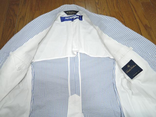 JUNYA WATANABE MAN �W���������^�i�x�~�u���b�N�X�u���U�[�X �V�A�T�b�J�[ �e�[���[�h�W���P�b�g XS �X�g���C�v �� �u�����h�� 