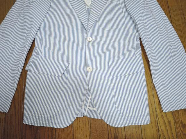 JUNYA WATANABE MAN �W���������^�i�x�~�u���b�N�X�u���U�[�X �V�A�T�b�J�[ �e�[���[�h�W���P�b�g XS �X�g���C�v �� �u�����h�� 