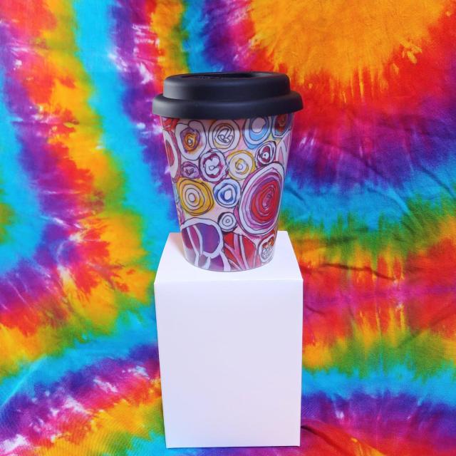 オシャレ(///∇///)アートが素敵な蓋付きタンブラー□コップ□カップ□ < インテリア/ライフ オシャレ(///∇///)アートが素敵な蓋付きタンブラー□コップ□カップ□ < インテリア/ライフの