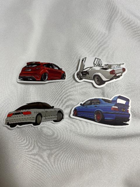 自動車 車 スポーツカー デザイン 防水 シール 8枚  斜め リア < 自動車/バイク 自動車 車 スポーツカー デザイン 防水 シール 8枚  斜め リア < 自動車/バイク