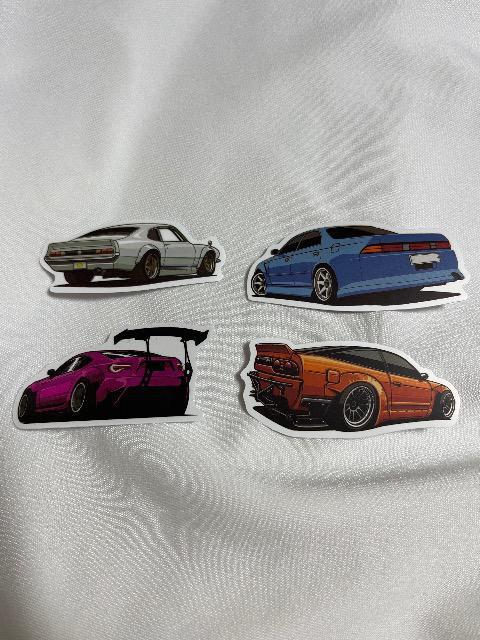 自動車 車 スポーツカー デザイン 防水 シール 8枚  斜め リア < 自動車/バイク 自動車 車 スポーツカー デザイン 防水 シール 8枚  斜め リア < 自動車/バイク