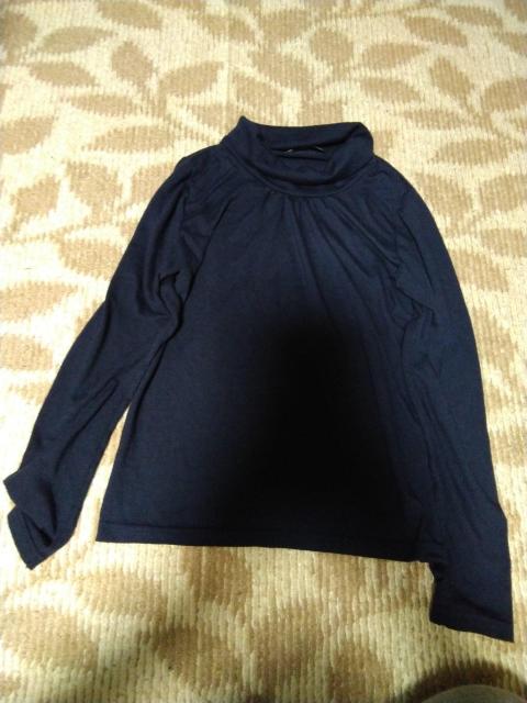 レディース   紺色のネックカットソー  Mサイズ < 女性ファッション  レディース   紺色のネックカットソー  Mサイズ  < 女性ファッションの