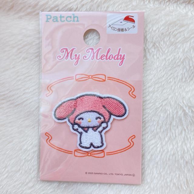 サンリオ マイメロディー アイロン接着 刺繍 にこにこ ワッペン マイメロ N2m < アニメ/コミック/キャラクター  サンリオ マイメロディー アイロン接着 刺繍 にこにこ ワッペン マイメロ N2m  < アニメ/コミック/キャラクターの