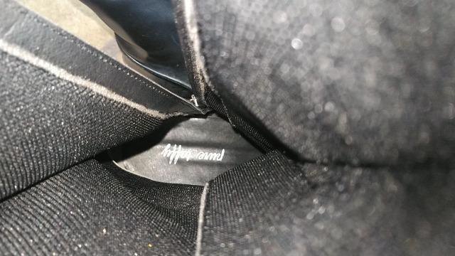 サイドジップ  ロングブーツ  サイズLL  ほぼ未使用  黒  合皮 < 女性ファッション  サイドジップ  ロングブーツ  サイズLL  ほぼ未使用  黒  合皮 < 女性ファッションの