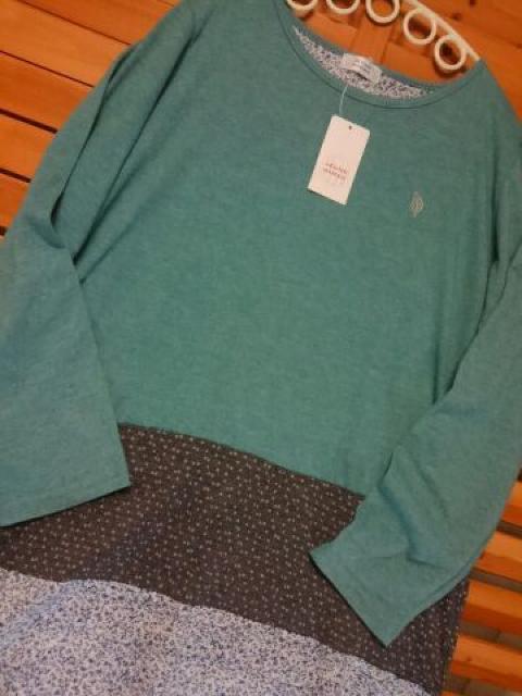 ●裾パッチワーク チュニック●新品 < 女性ファッション ●裾パッチワーク チュニック●新品 < 女性ファッションの