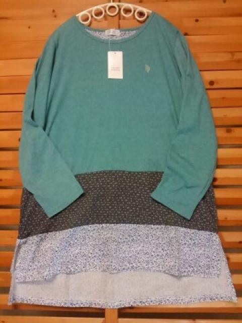 ●裾パッチワーク チュニック●新品 < 女性ファッション ●裾パッチワーク チュニック●新品 < 女性ファッションの