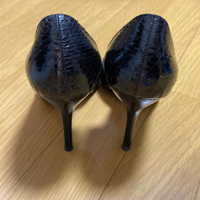 ピンキー&ダイアン クロコ柄ヒール 黒 M < ブランド  ピンキー&ダイアン クロコ柄ヒール 黒 M < ブランドの