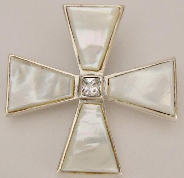 シェルクロスペンダント シルバー925マザーオブパール白蝶貝 < 男性アクセサリー/時計  シェルクロスペンダント シルバー925マザーオブパール白蝶貝  < 男性アクセサリー/時計の