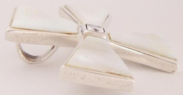 シェルクロスペンダント シルバー925マザーオブパール白蝶貝 < 男性アクセサリー/時計  シェルクロスペンダント シルバー925マザーオブパール白蝶貝 < 男性アクセサリー/時計の