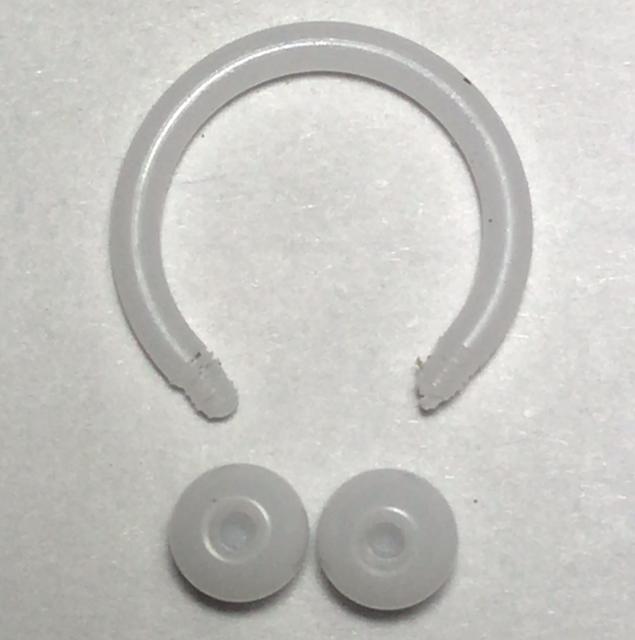 アクリルボディピアス サーキュラーバーベル ホワイト 16G 内径 10mm ファーストピアス 眉 軟骨 リップ ボール 安い < 男性アクセサリー/時計  アクリルボディピアス サーキュラーバーベル ホワイト 16G 内径 10mm ファーストピアス 眉 軟骨 リップ ボール 安い < 男性アクセサリー/時計の