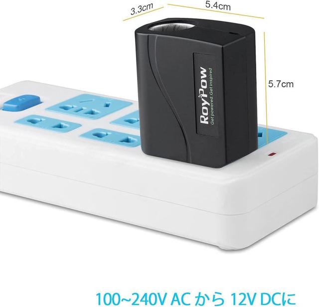 電源変換アダプター 24W 12V2A AC-DCアダプター 110V/120V から 12V 車用シガーライターソケット < 家電/AV  電源変換アダプター 24W 12V2A AC-DCアダプター 110V/120V から 12V 車用シガーライターソケット < 家電/AVの