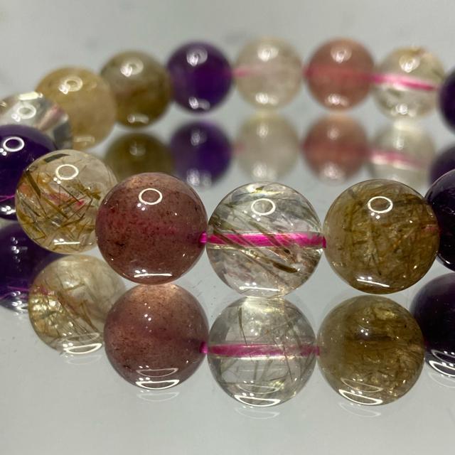 《No.334》お買い得 天然石スーパーセブン 11mm < 女性アクセサリー/時計  《No.334》お買い得 天然石スーパーセブン 11mm  < 女性アクセサリー/時計の