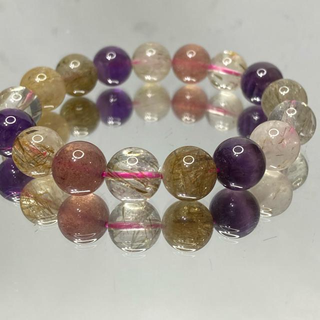 《No.334》お買い得 天然石スーパーセブン 11mm < 女性アクセサリー/時計  《No.334》お買い得 天然石スーパーセブン 11mm < 女性アクセサリー/時計の