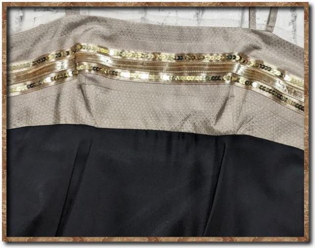 カラス スパンコール付きワンピース 黒 < 女性ファッション  カラス スパンコール付きワンピース 黒 < 女性ファッションの