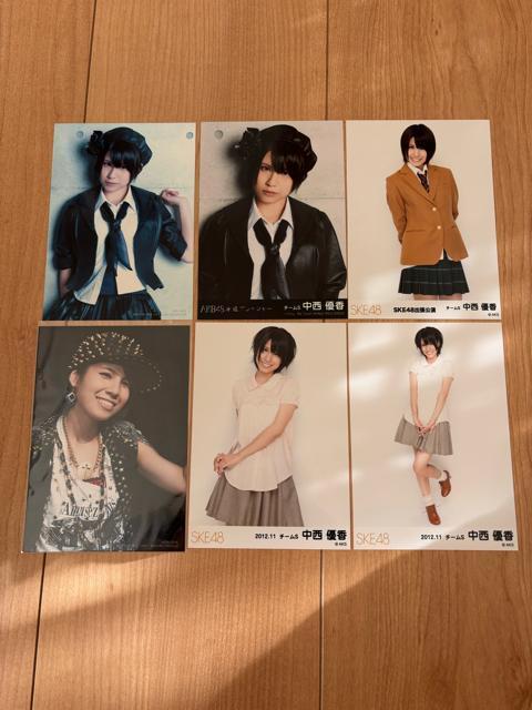 SKE48 中西優香 生写真 6枚セット AKB48 < タレントグッズ  SKE48 中西優香 生写真 6枚セット AKB48  < タレントグッズの