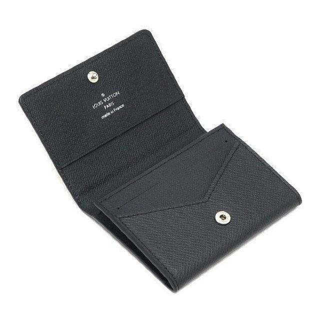 ◆ 本物 美品 ◆ LV ルイヴィトン タイガ カードケース 名刺入れ 黒 ブラック レザー RFID 箱 人気 M64595 < ブランド  ◆ 本物 美品 ◆ LV ルイヴィトン タイガ カードケース 名刺入れ 黒 ブラック レザー RFID 箱 人気 M64595 < ブランドの