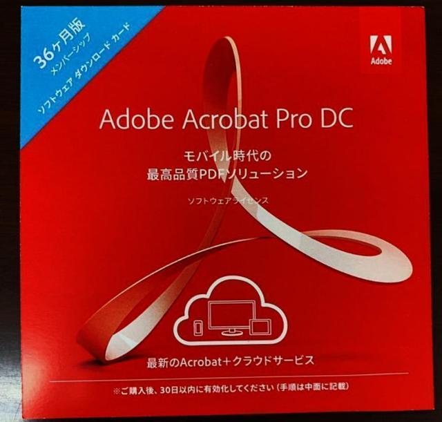 Adobe Acrobat Pro DC 36ヵ月版 カードタイプ < PC本体/周辺機器  Adobe Acrobat Pro DC 36ヵ月版 カードタイプ  < PC本体/周辺機器の