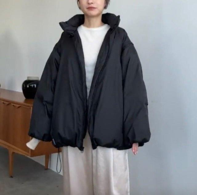 PLUS OTOHA�R�[�g���o���[���f�U�C���̃u���b�N���ȃR�[�g �� �����t�@�b�V������ 