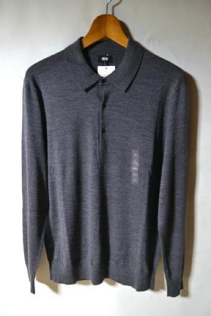 新品 ユニクロ メリノニットポロセーター 長袖 グレー L メンズ 秋冬 ポロシャツ トップス カジュアル キレイ目 未使用 即決 < ブランド 新品 ユニクロ メリノニットポロセーター 長袖 グレー L メンズ 秋冬 ポロシャツ トップス カジュアル キレイ目 未使用 即決 < ブランドの