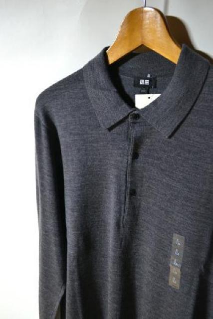 新品 ユニクロ メリノニットポロセーター 長袖 グレー L メンズ 秋冬 ポロシャツ トップス カジュアル キレイ目 未使用 即決 < ブランド 新品 ユニクロ メリノニットポロセーター 長袖 グレー L メンズ 秋冬 ポロシャツ トップス カジュアル キレイ目 未使用 即決 < ブランドの