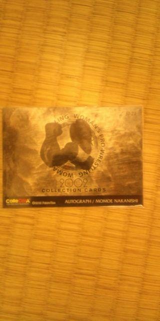 2002 中西百重 直筆サインカード < トレーディングカード  2002 中西百重 直筆サインカード < トレーディングカードの