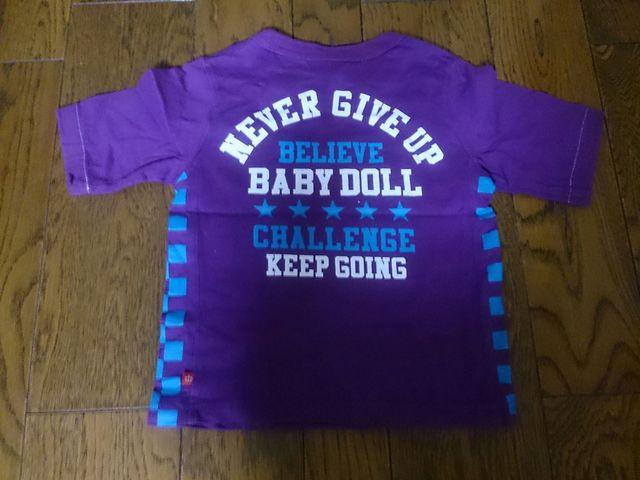 100 BABY DOLL パープル ドクロ 美品 < キッズ/ベビー  100 BABY DOLL パープル ドクロ 美品 < キッズ/ベビーの