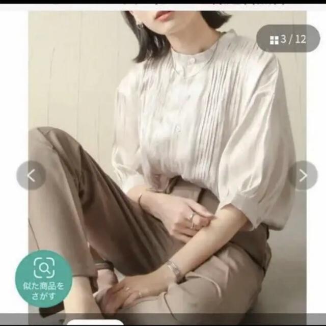 新品  Chillfar   シアーシャイニーピンタックシャツ < 女性ファッション  新品  Chillfar   シアーシャイニーピンタックシャツ < 女性ファッションの