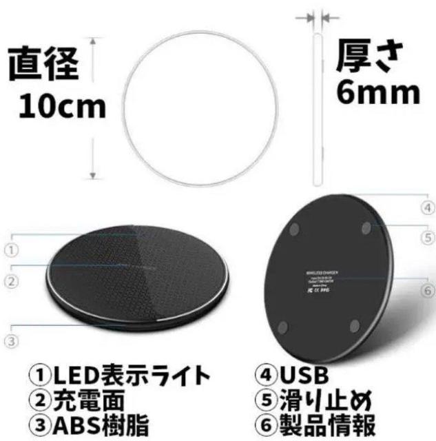 ワイヤレス充電 Android iPhone充電 おくだけ充電 < 家電/AV ワイヤレス充電 Android iPhone充電 おくだけ充電 < 家電/AVの