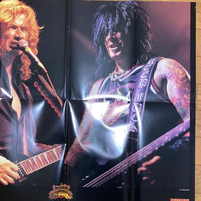 両面ポスター デイヴ・ムステイン & ニッキー・シックス motley crue、MEGADETH ハードロック ヘヴィメタル < タレントグッズ  両面ポスター デイヴ・ムステイン & ニッキー・シックス motley crue、MEGADETH ハードロック ヘヴィメタル < タレントグッズの