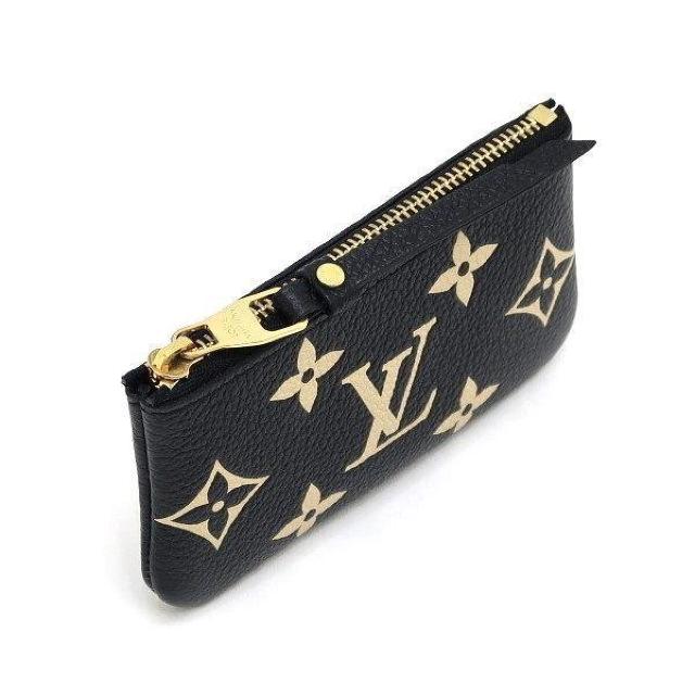 ◆ 本物 美品 ◆ LV ルイヴィトン モノグラムアンプラント バイカラー ポシェットクレ コインケース 黒 袋 箱 M80885 < ブランド  ◆ 本物 美品 ◆ LV ルイヴィトン モノグラムアンプラント バイカラー ポシェットクレ コインケース 黒 袋 箱 M80885 < ブランドの