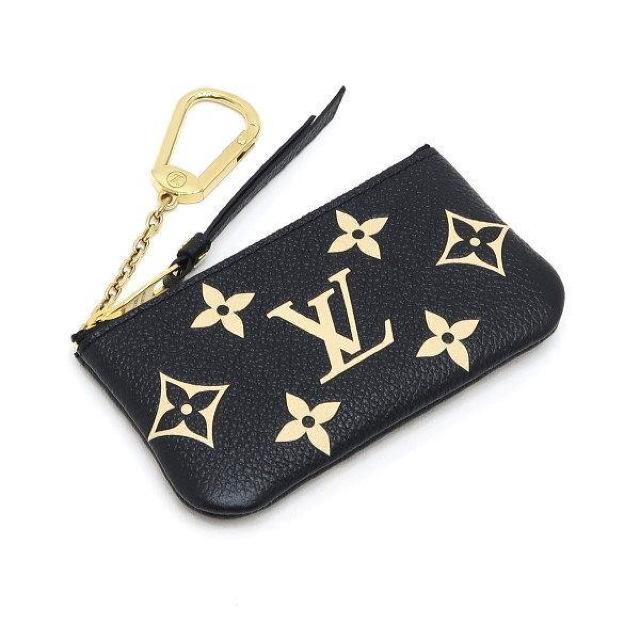 ◆ 本物 美品 ◆ LV ルイヴィトン モノグラムアンプラント バイカラー ポシェットクレ コインケース 黒 袋 箱 M80885 < ブランド  ◆ 本物 美品 ◆ LV ルイヴィトン モノグラムアンプラント バイカラー ポシェットクレ コインケース 黒 袋 箱 M80885 < ブランドの