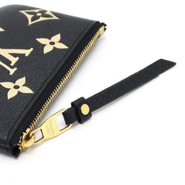 ◆ 本物 美品 ◆ LV ルイヴィトン モノグラムアンプラント バイカラー ポシェットクレ コインケース 黒 袋 箱 M80885 < ブランド  ◆ 本物 美品 ◆ LV ルイヴィトン モノグラムアンプラント バイカラー ポシェットクレ コインケース 黒 袋 箱 M80885 < ブランドの