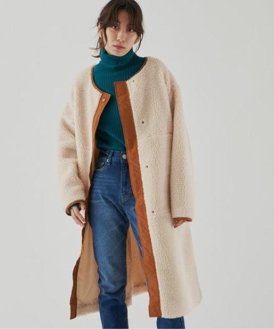 Auntie Rosa Holidayボアロングコート < 女性ファッション  Auntie Rosa Holidayボアロングコート  < 女性ファッションの