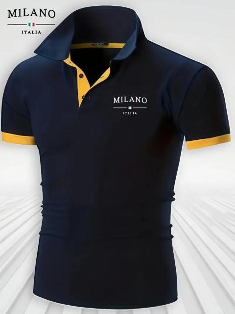 超お買い得1490円★ミラノイタリアメンズ軽量通気性ポロシャツ アクセント付き USAサイズM(日本サイズXL相当)ホワイト < 男性ファッション  超お買い得1490円★ミラノイタリアメンズ軽量通気性ポロシャツ アクセント付き USAサイズM(日本サイズXL相当)ホワイト < 男性ファッションの
