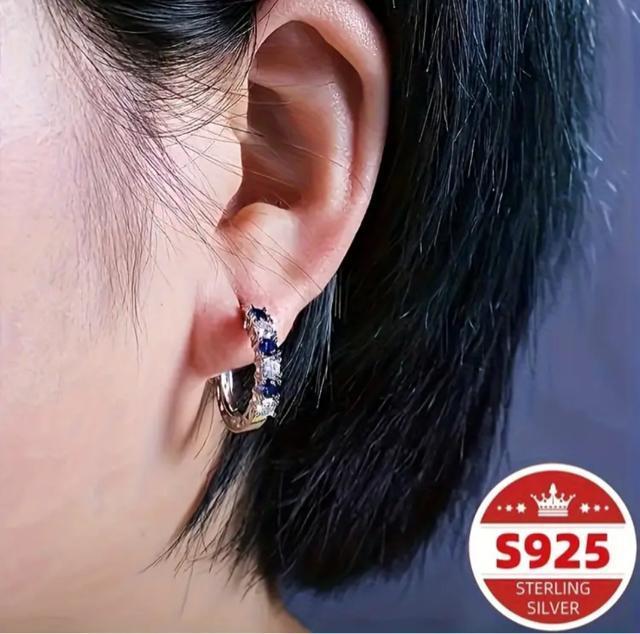 silver925 zirconia ループピアス < 女性アクセサリー/時計 silver925 zirconia ループピアス < 女性アクセサリー/時計の