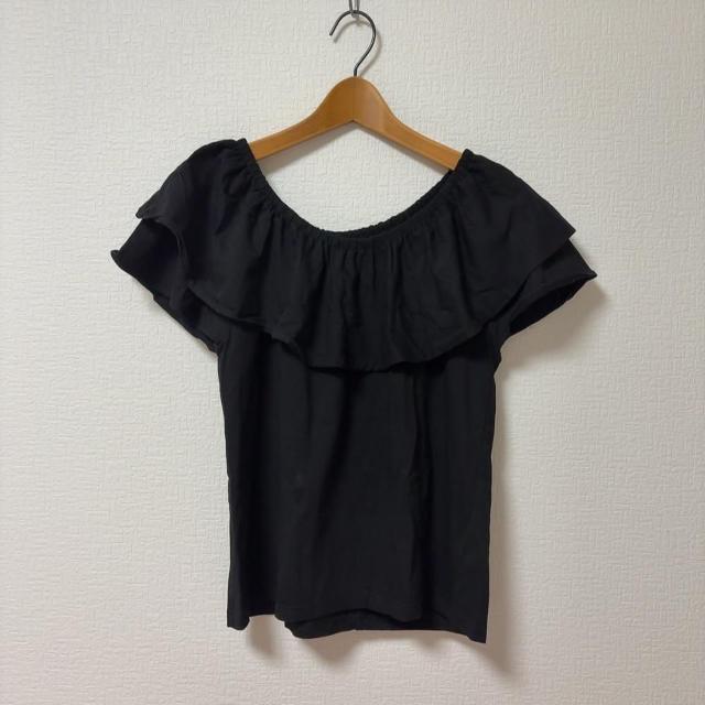 ◆one*way/ワンウェイ◆オフショルダーカットソー★ブラックF♪シンプルコーデ*美品 < ブランド ◆one*way/ワンウェイ◆オフショルダーカットソー★ブラックF♪シンプルコーデ*美品 < ブランドの