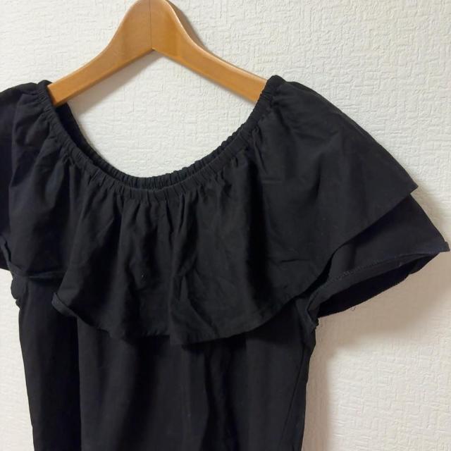 ◆one*way/ワンウェイ◆オフショルダーカットソー★ブラックF♪シンプルコーデ*美品 < ブランド ◆one*way/ワンウェイ◆オフショルダーカットソー★ブラックF♪シンプルコーデ*美品 < ブランドの