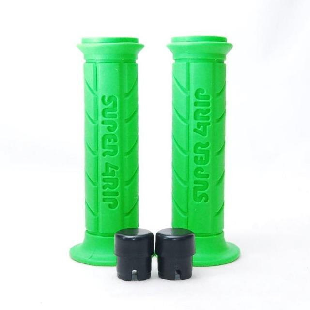 スーパーグリップ 125mm グリーン 左右セット ハンドルグリップ バイク オートバイ ラバーグリップ スクーター 原付 < 自動車/バイク スーパーグリップ 125mm グリーン 左右セット ハンドルグリップ バイク オートバイ ラバーグリップ スクーター 原付 < 自動車/バイク