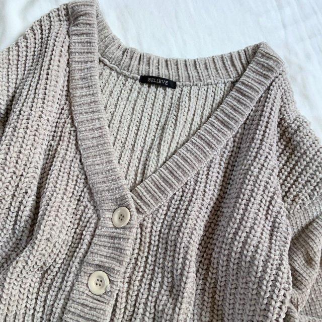 BELIEVE☆モールニットカーディガン < 女性ファッション BELIEVE☆モールニットカーディガン < 女性ファッションの