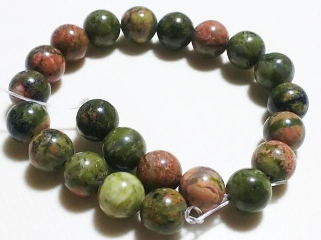 天然石★ユナカイト ラウンド8mm 半連 < 女性アクセサリー/時計 天然石★ユナカイト ラウンド8mm 半連 < 女性アクセサリー/時計の