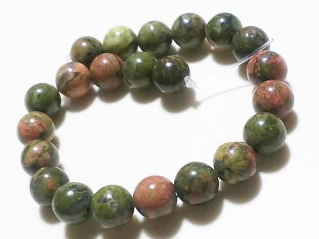 天然石★ユナカイト ラウンド8mm 半連 < 女性アクセサリー/時計 天然石★ユナカイト ラウンド8mm 半連 < 女性アクセサリー/時計の