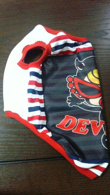 3L*新品*ハンドメイド*ヒスミニTシャツ*デビルキン・パネル・ボーダー*犬用 < ペット/手芸/園芸  3L*新品*ハンドメイド*ヒスミニTシャツ*デビルキン・パネル・ボーダー*犬用 < ペット/手芸/園芸の