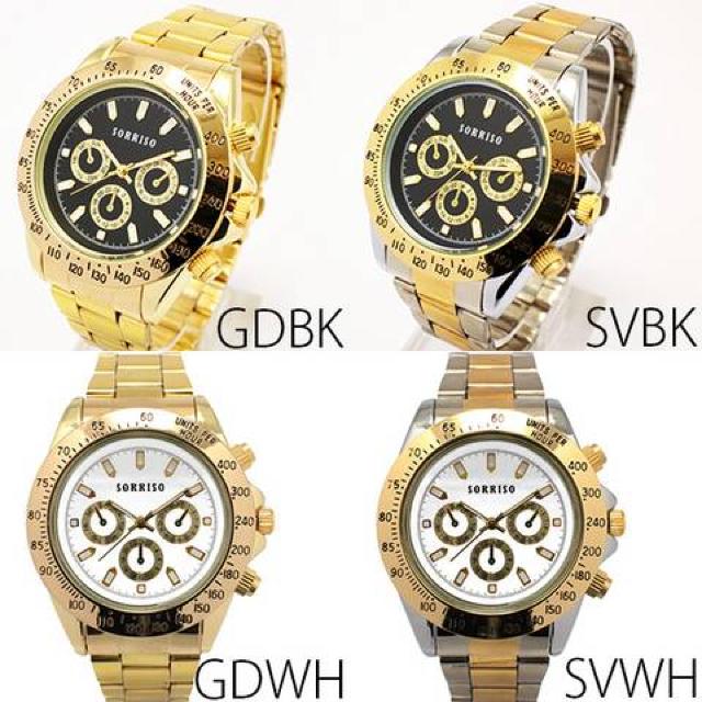 人気★ゴールドカラー・ミディアムケース★腕時計GDWH < 男性アクセサリー/時計  人気★ゴールドカラー・ミディアムケース★腕時計GDWH < 男性アクセサリー/時計の