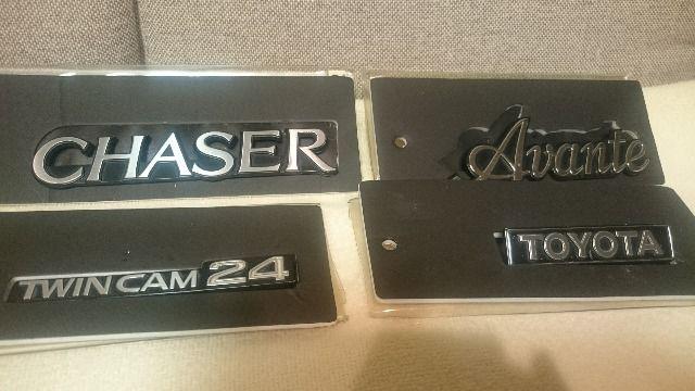 貴重!当時モノ トヨタ 71チェイサー 純正プレート 4種類セット! < 自動車/バイク 貴重!当時モノ トヨタ 71チェイサー 純正プレート 4種類セット! < 自動車/バイク