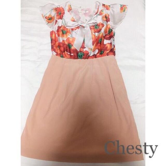【期間限定SALE】Chestyチェスティ●フラワー切り替えワンピース < ブランド 【期間限定SALE】Chestyチェスティ●フラワー切り替えワンピース < ブランドの
