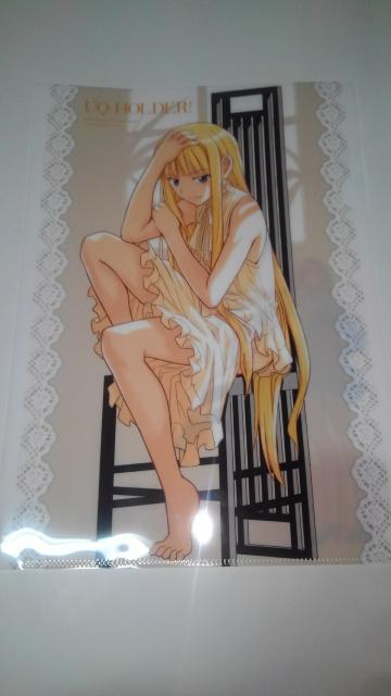 UQ HOLDER ! 非売品 限定 クリアファイル Sランク ユーキューホルダー ! < アニメ/コミック/キャラクター  UQ HOLDER ! 非売品 限定 クリアファイル Sランク ユーキューホルダー !  < アニメ/コミック/キャラクターの